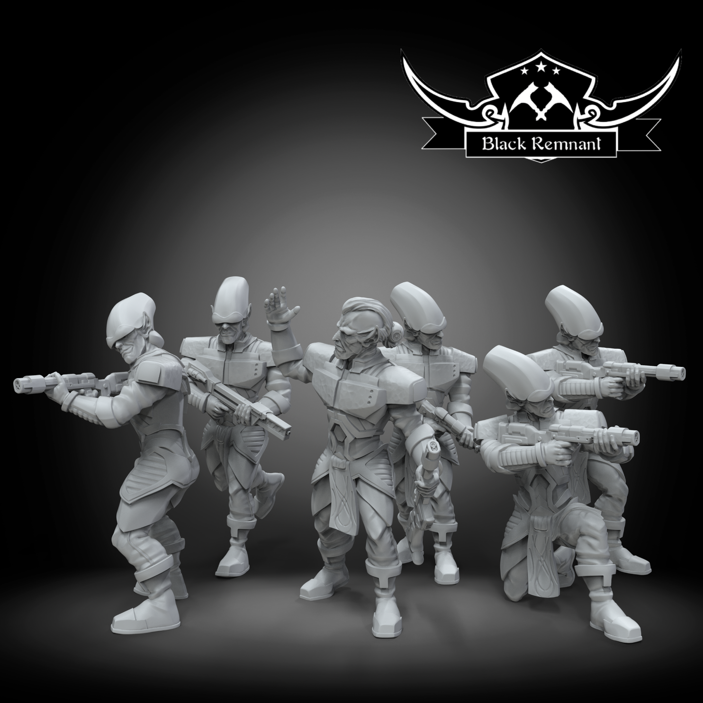 Sephi soldiers Squad Star Wars Legion compatible 3D Print Resin Miniatures