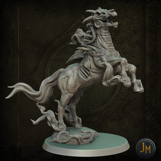 Spectral Horse Ghost - Dungeons and Dragons (D&D), DragonLance, Frostgrave, Fantasy 3D Printed Resin Miniatures