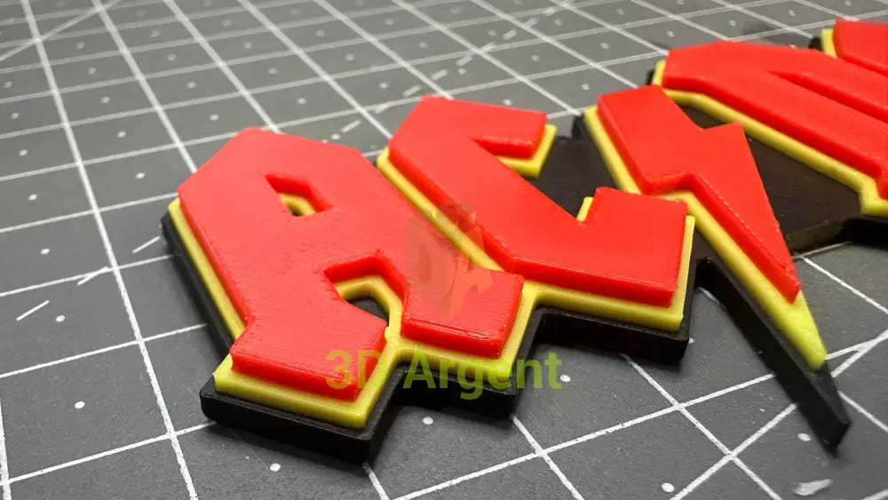 AC DC Sign - 3D Printed Sign