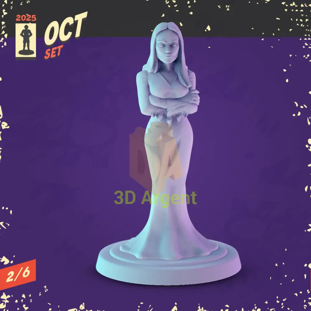 Addams Family Figures compatible D&D DragonLance Miniatures Pop Minis 2 Morticia Toys & Games:Wargames &