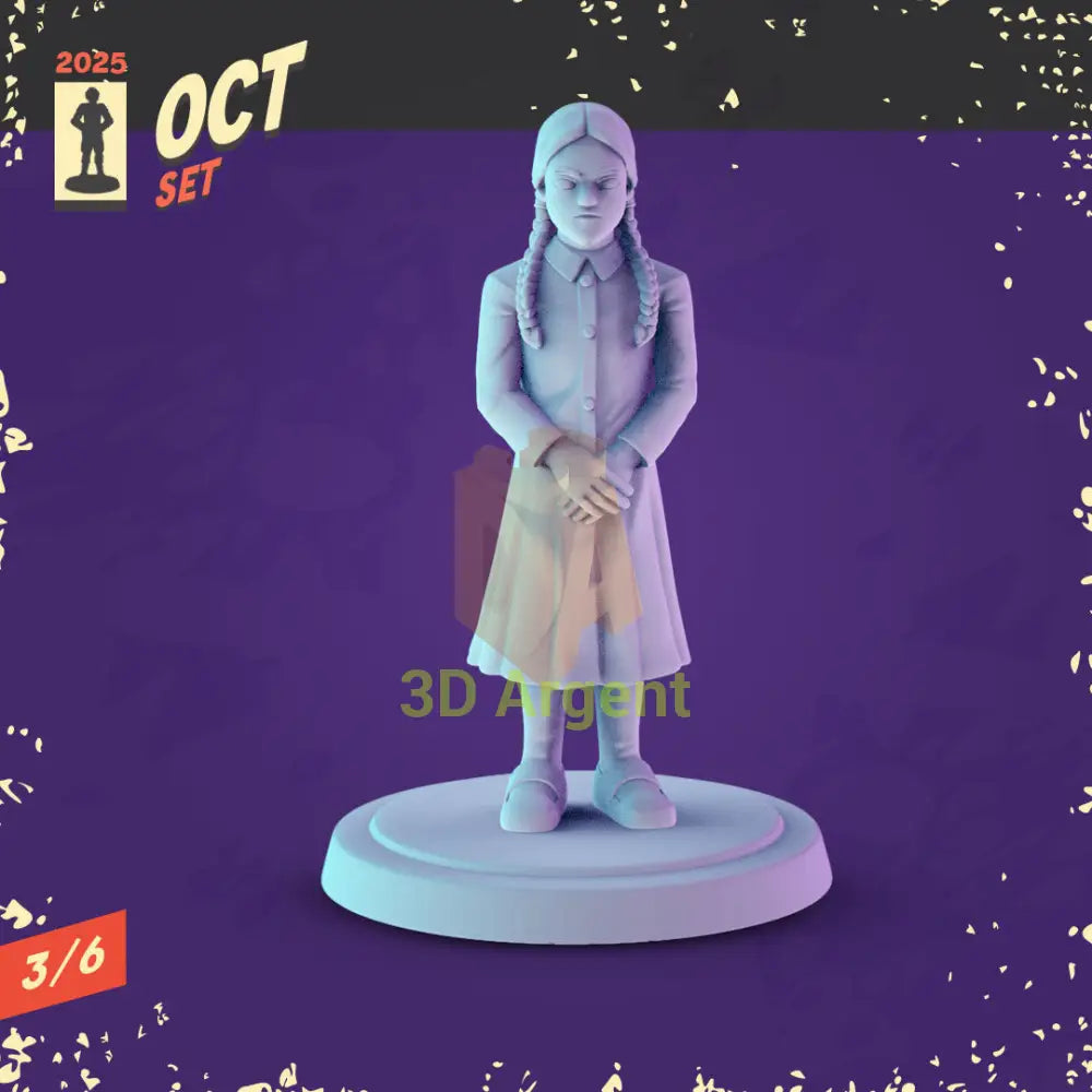 Addams Family Figures compatible D&D DragonLance Miniatures Pop Minis 3 Wednesday Toys & Games:Wargames &