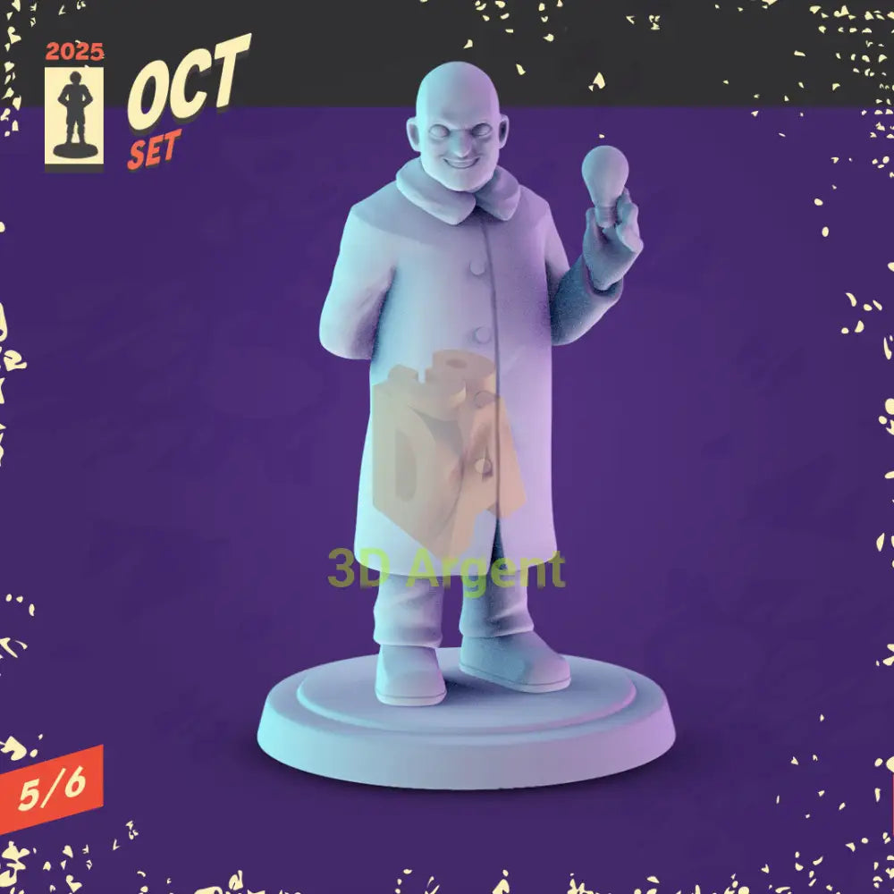 Addams Family Figures compatible D&D DragonLance Miniatures Pop Minis 5 Uncle Fester Toys & Games:Wargames &
