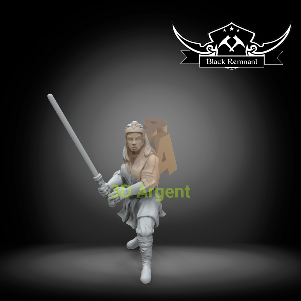 Adi Gallia – Star Wars Legion Scale 3D Printed Resin Miniature Toys & Games:Wargames & Role-Playing:Star Wars