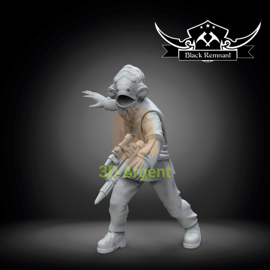 Admiral Ackbar - Star Wars Legion compatible 3D Printed Resin Miniatures Toys & Games:Wargames & Role-Playing:Star Wars