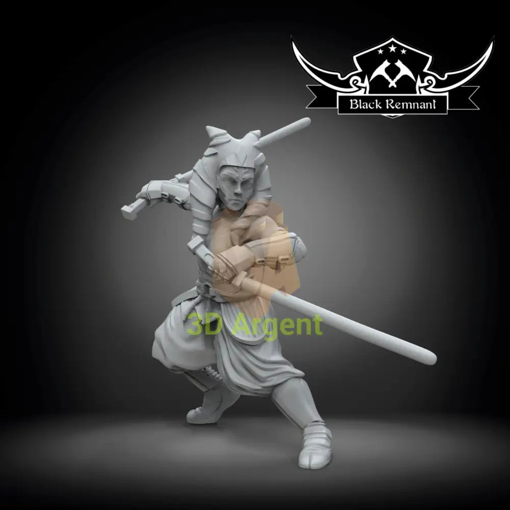 Ahsoka Tano Clone Wars Star Wars Legion compatible 3D Printed Resin Miniatures Toys & Games:Wargames &