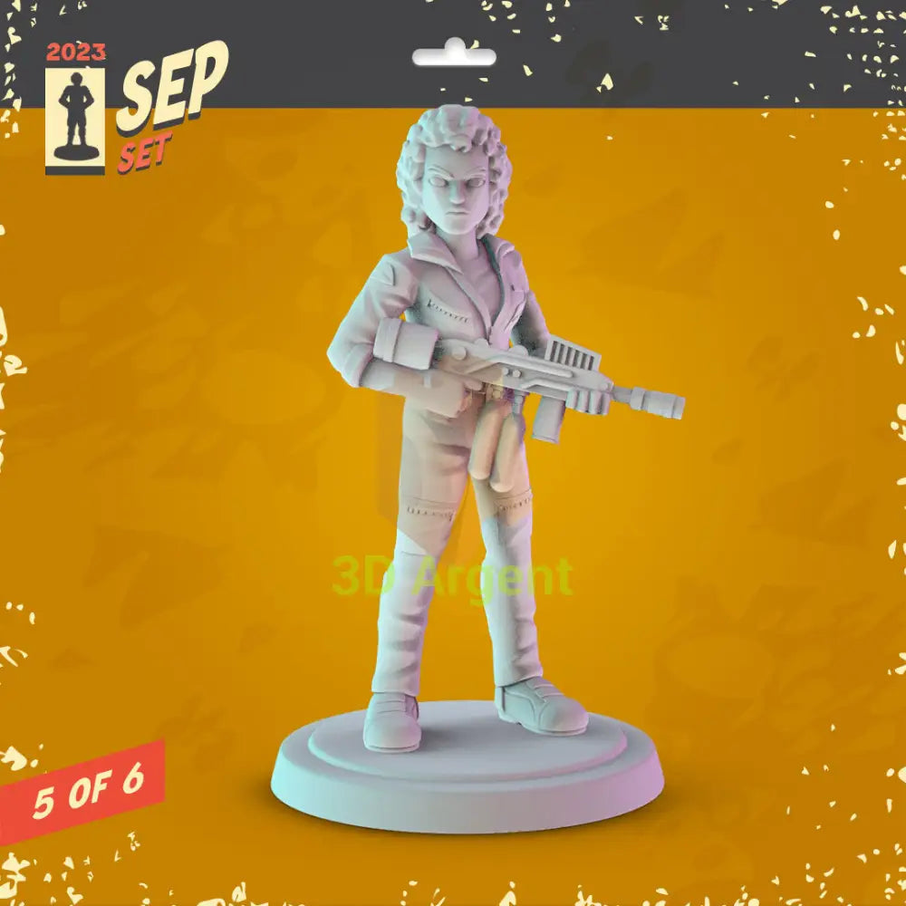 Alien Figures compatible D&D DragonLance Miniatures Pop Minis - 2 Ripley - Toys & Games:Wargames &