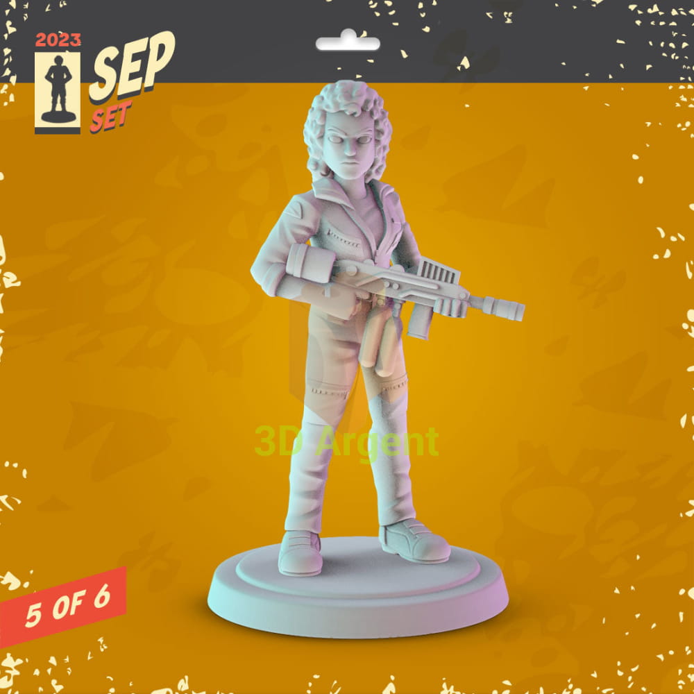 Alien Figures compatible D&D DragonLance Miniatures Pop Minis - 2 Ripley - Toys & Games:Wargames &