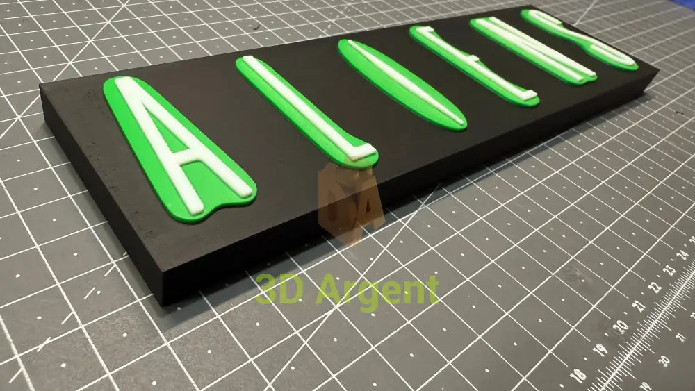 Alien Movie (Aliens Romulus 3 Resurrection) Signs 5 Designs - 3D Printed Sign Stand Collectables:Science Fiction