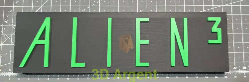Alien Movie (Aliens Romulus 3 Resurrection) Signs 5 Designs - 3D Printed Sign Stand Alien 3 Collectables:Science