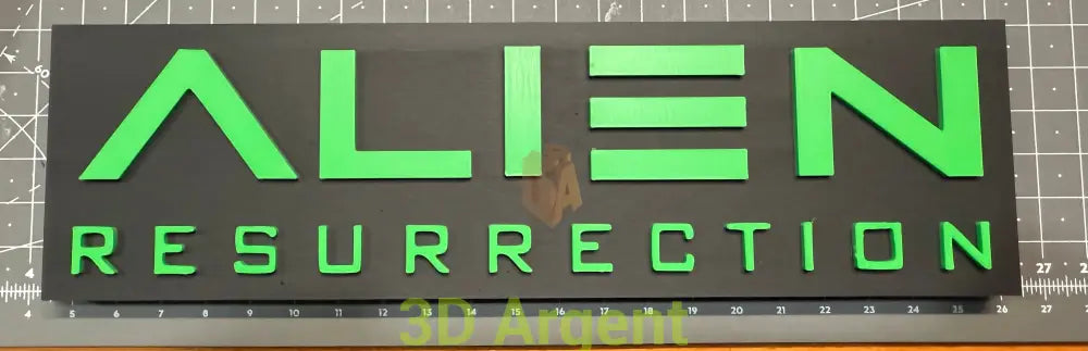 Alien Movie (Aliens Romulus 3 Resurrection) Signs 5 Designs - 3D Printed Sign Stand Alien Resurrection