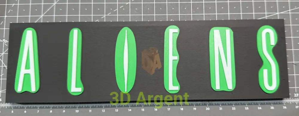 Alien Movie (Aliens Romulus 3 Resurrection) Signs 5 Designs - 3D Printed Sign Stand Aliens Collectables:Science Fiction