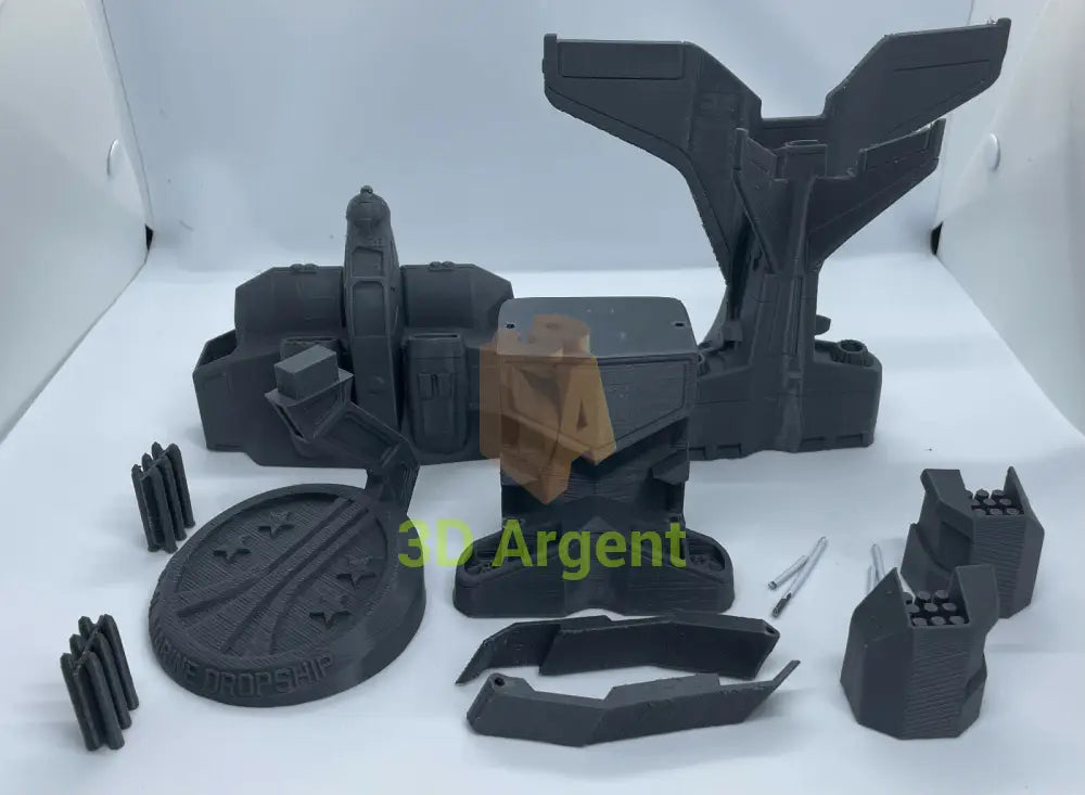 Aliens Colonial Marines UD4L Cheyenne Dropship 3d Printed Model Kit 34cm long Collectables:Science Fiction