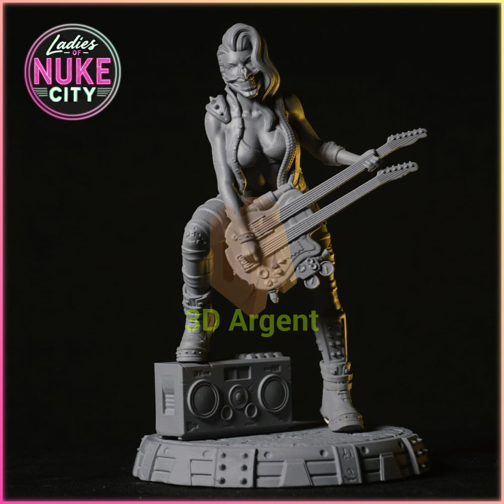 Aria Slash – Ladies of Nuke City – Gilmorestudio 3D Printed Resin Miniature