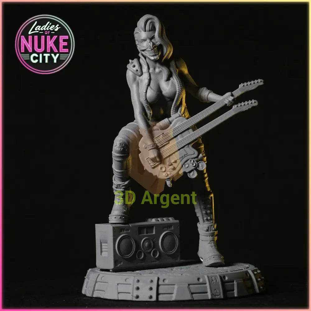 Aria Slash – Ladies of Nuke City – Gilmorestudio 3D Printed Resin Miniature