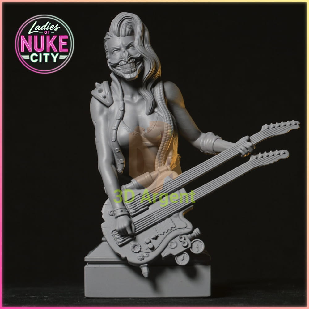 Aria Slash – Ladies of Nuke City – Gilmorestudio 3D Printed Resin Miniature