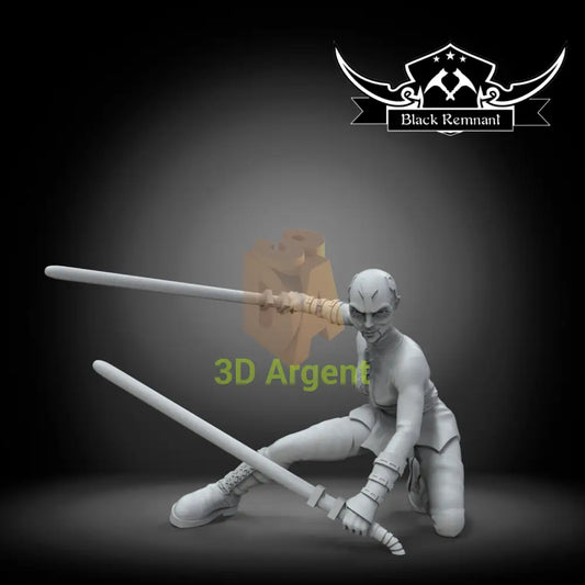 Asajj Ventress 2 Poses- Star Wars Legion compatible 3D Printed Resin Miniatures Toys & Games:Wargames &