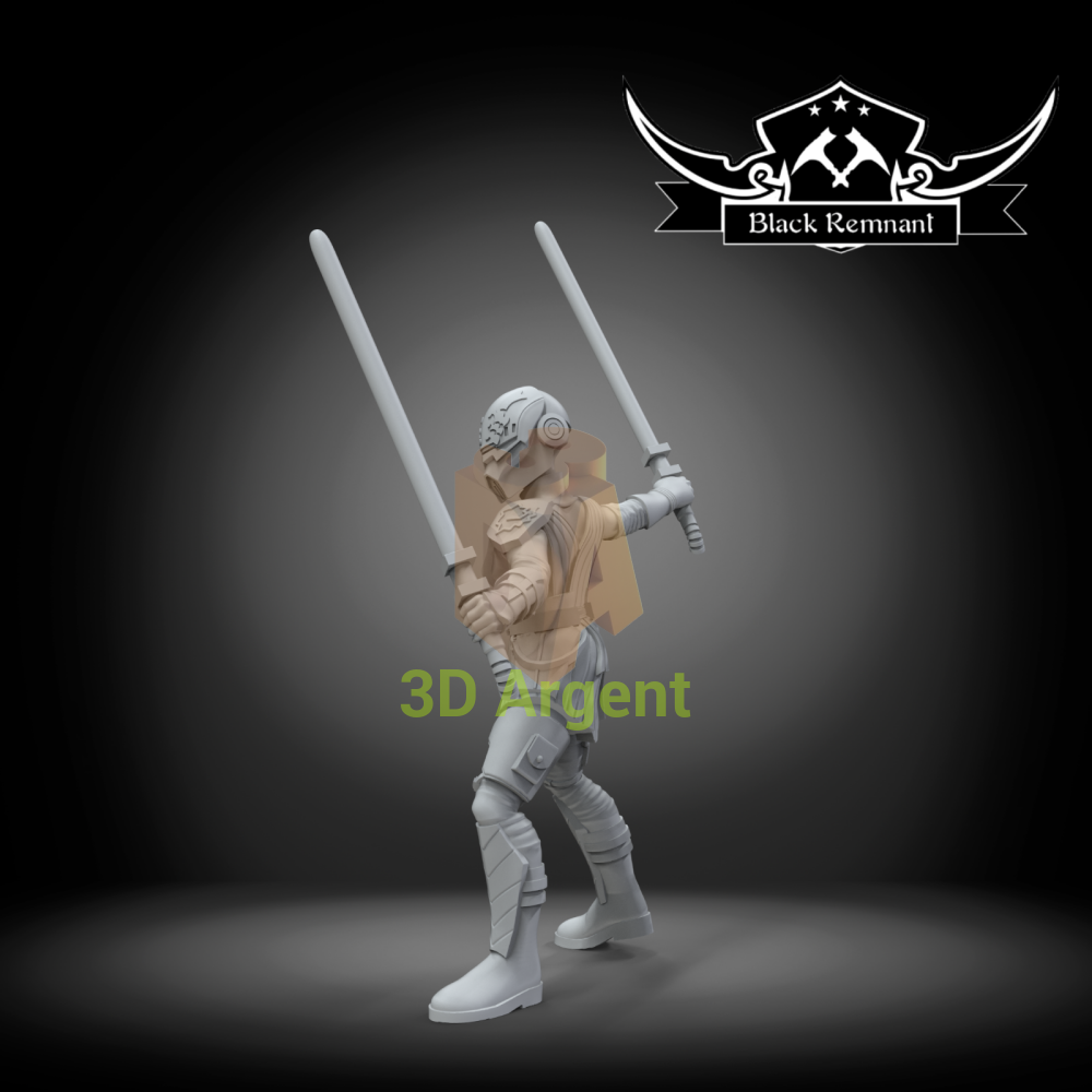 Asajj Ventress bounty hunter Star Wars Legion compatible Printed Resin Miniature Toys & Games:Wargames &