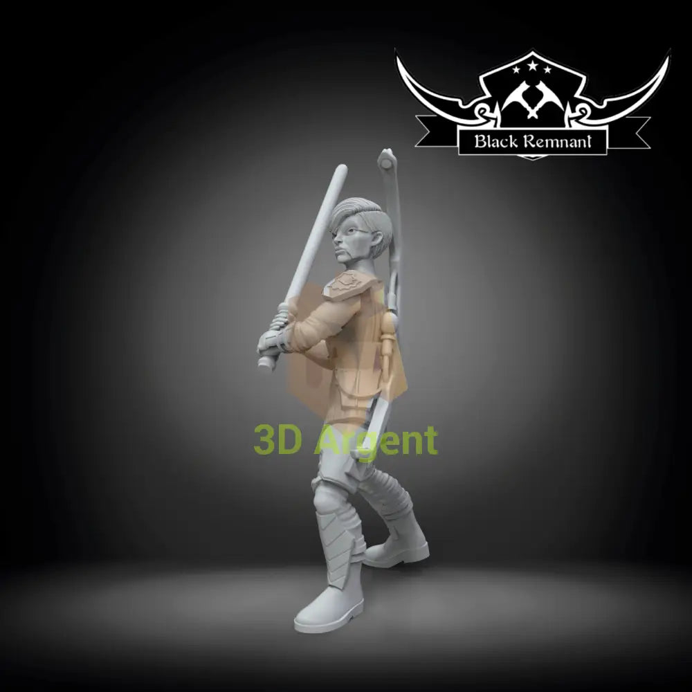 Asajj Ventress v4 - Star Wars Legion compatible 3D Printed Resin Miniatures Toys & Games:Wargames & Role-Playing:Star