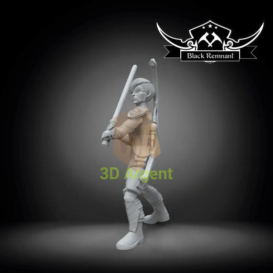 Asajj Ventress v4 - Star Wars Legion compatible 3D Printed Resin Miniatures Toys & Games:Wargames & Role-Playing:Star