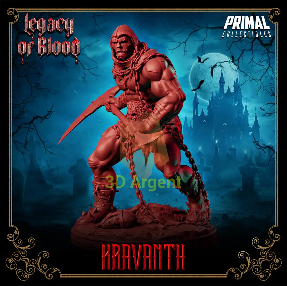 Assassin - Kravanth Fantasy compatible D&D DragonLance Miniatures Primal Toys & Games:Wargames &