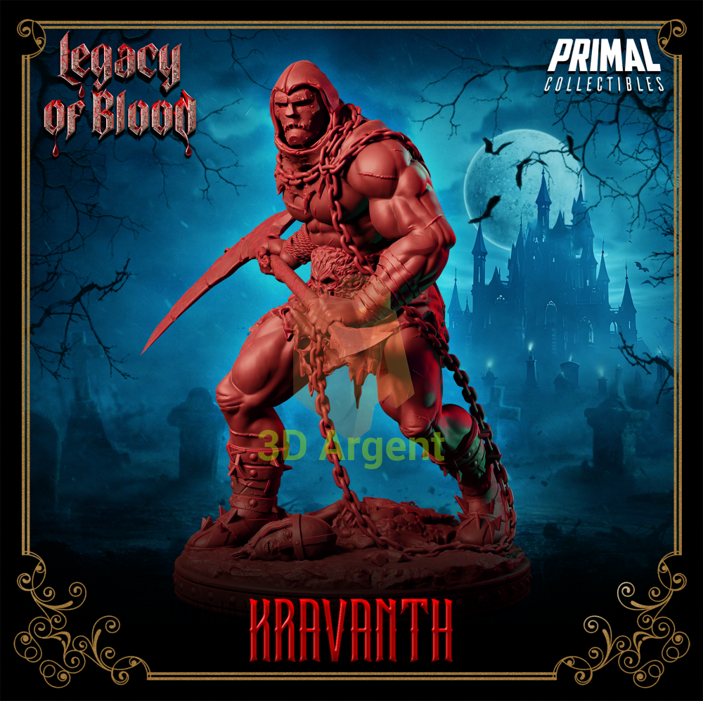 Assassin - Kravanth Fantasy compatible D&D DragonLance Miniatures Primal Toys & Games:Wargames &