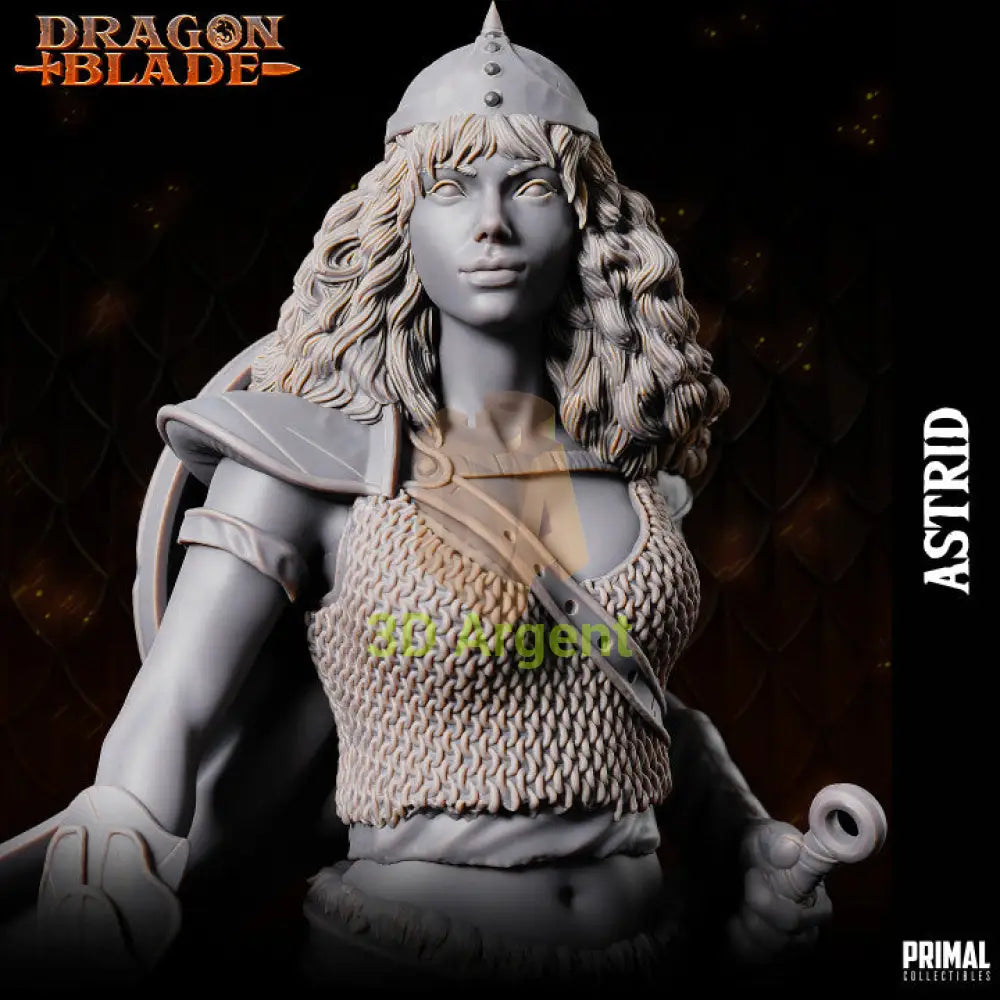 Astride Fighter Rogue – Dragonblade – Primal Collectibles Resin Mini - Toys & Games:Wargames &