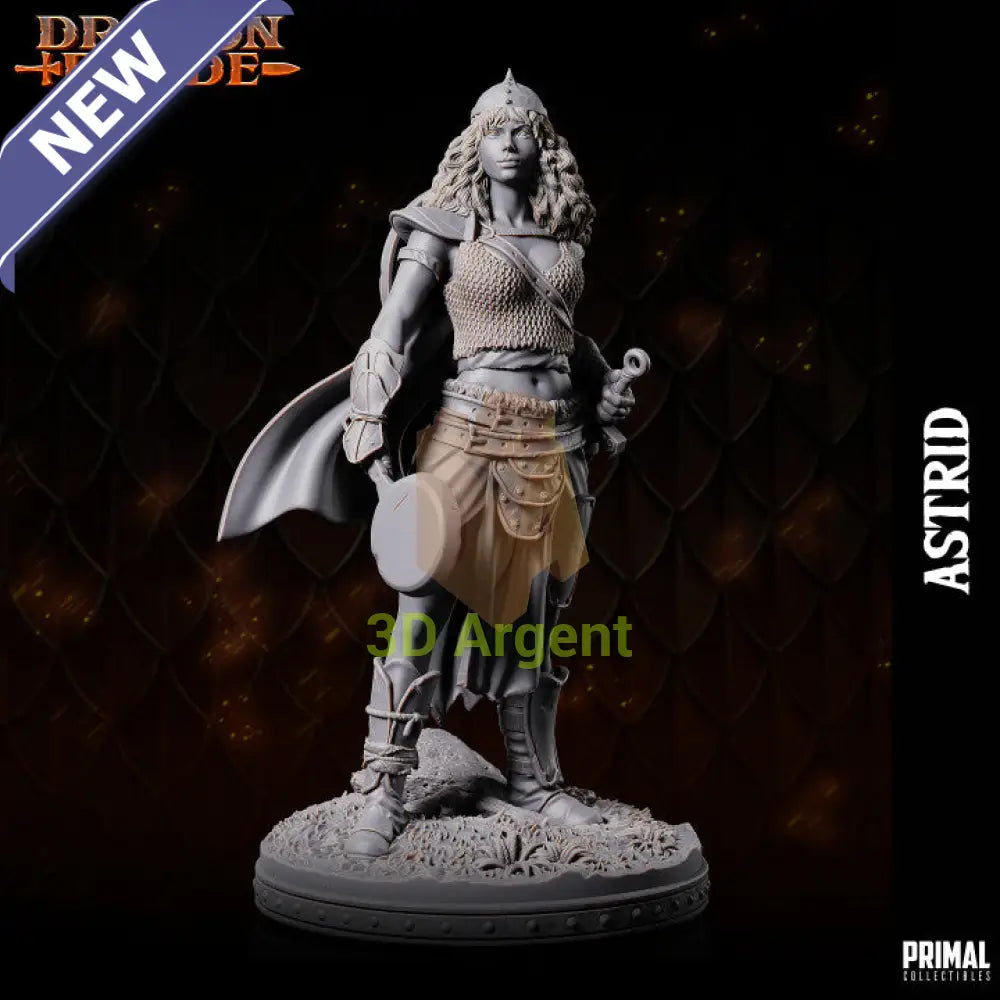 Astride Fighter Rogue – Dragonblade – Primal Collectibles Resin Mini - Toys & Games:Wargames &