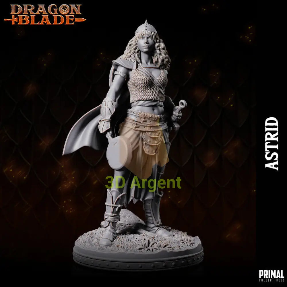 Astride Fighter Rogue – Dragonblade – Primal Collectibles Resin Mini - Toys & Games:Wargames &