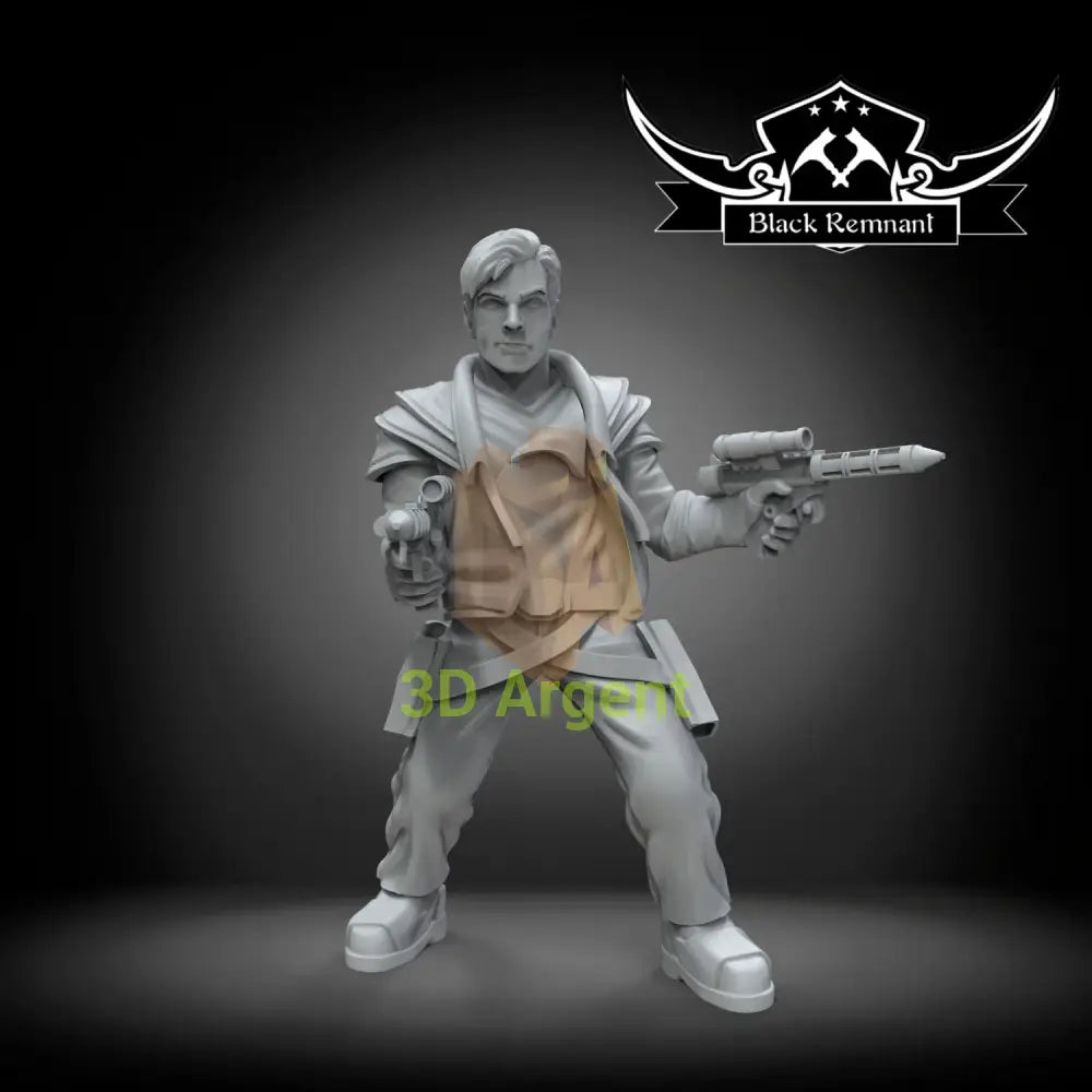 Atton Rand KOTOR - Star Wars Legion compatible 3D Printed Resin Miniatures Toys & Games:Wargames & Role-Playing:Star