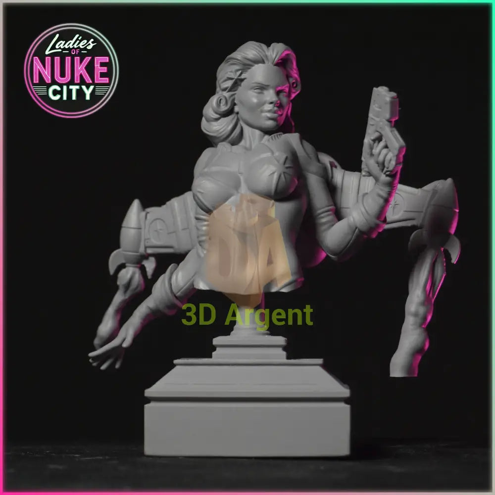 Aurora Vortex – Ladies of Nuke City – Gilmorestudio 3D Printed Resin Miniature