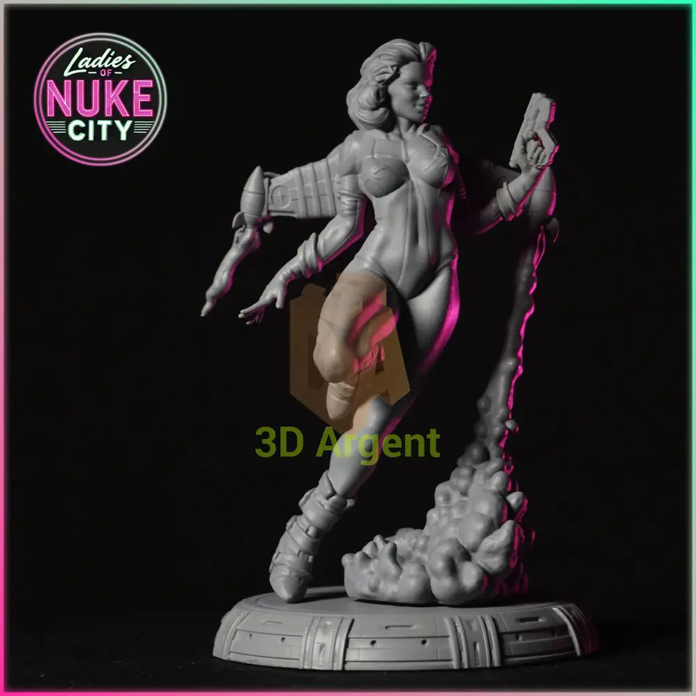Aurora Vortex – Ladies of Nuke City – Gilmorestudio 3D Printed Resin Miniature