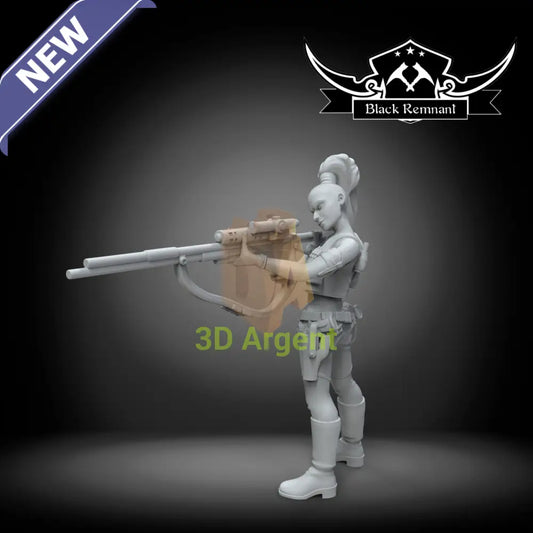 Aurra Sing – Star Wars Legion Scale 3D Printed Resin Miniature Toys & Games:Wargames & Role-Playing:Star Wars