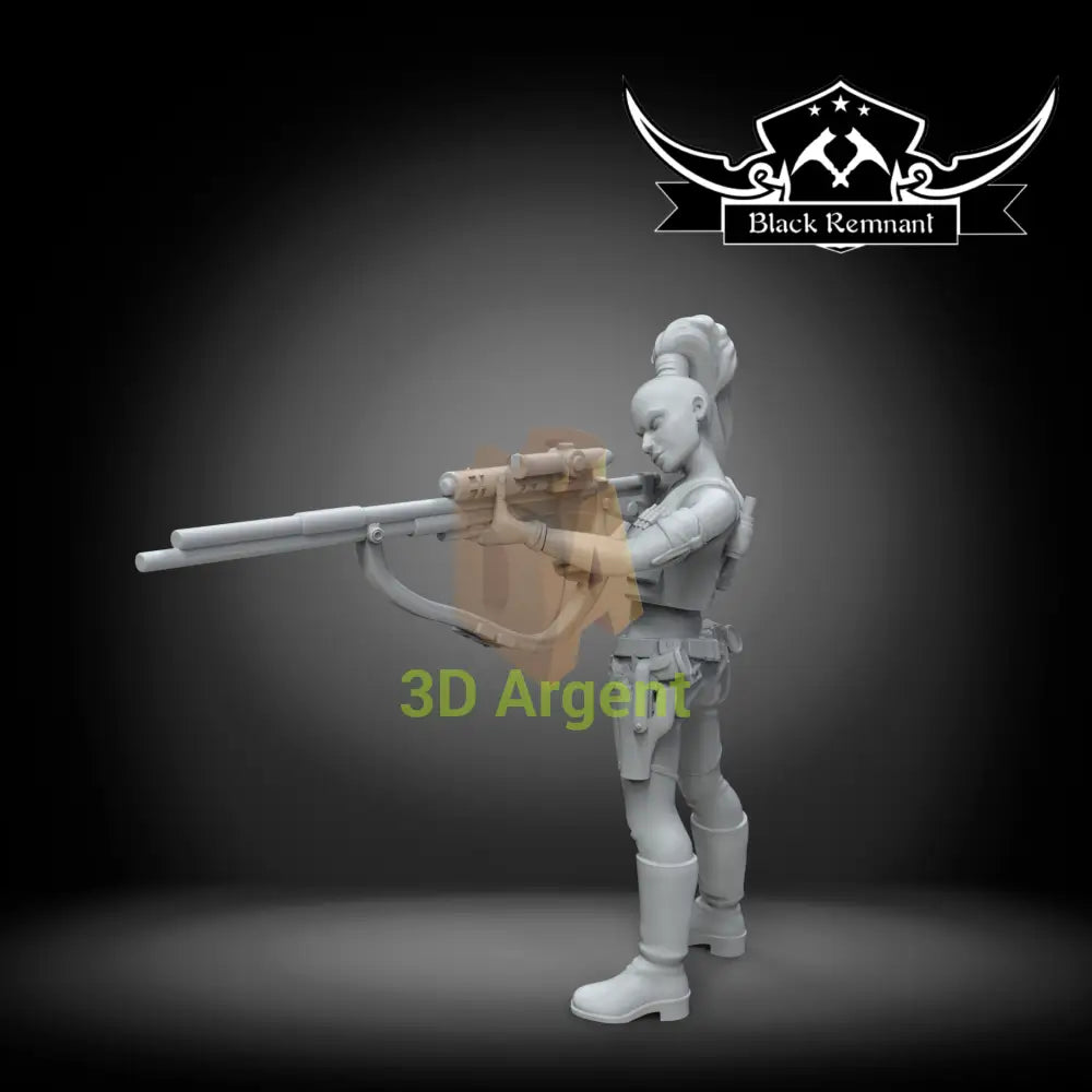 Aurra Sing – Star Wars Legion Scale 3D Printed Resin Miniature Toys & Games:Wargames & Role-Playing:Star Wars