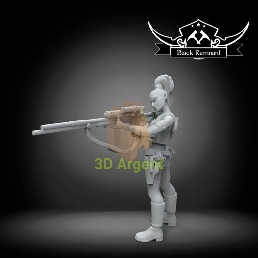 Aurra Sing – Star Wars Legion Scale 3D Printed Resin Miniature Toys & Games:Wargames & Role-Playing:Star Wars