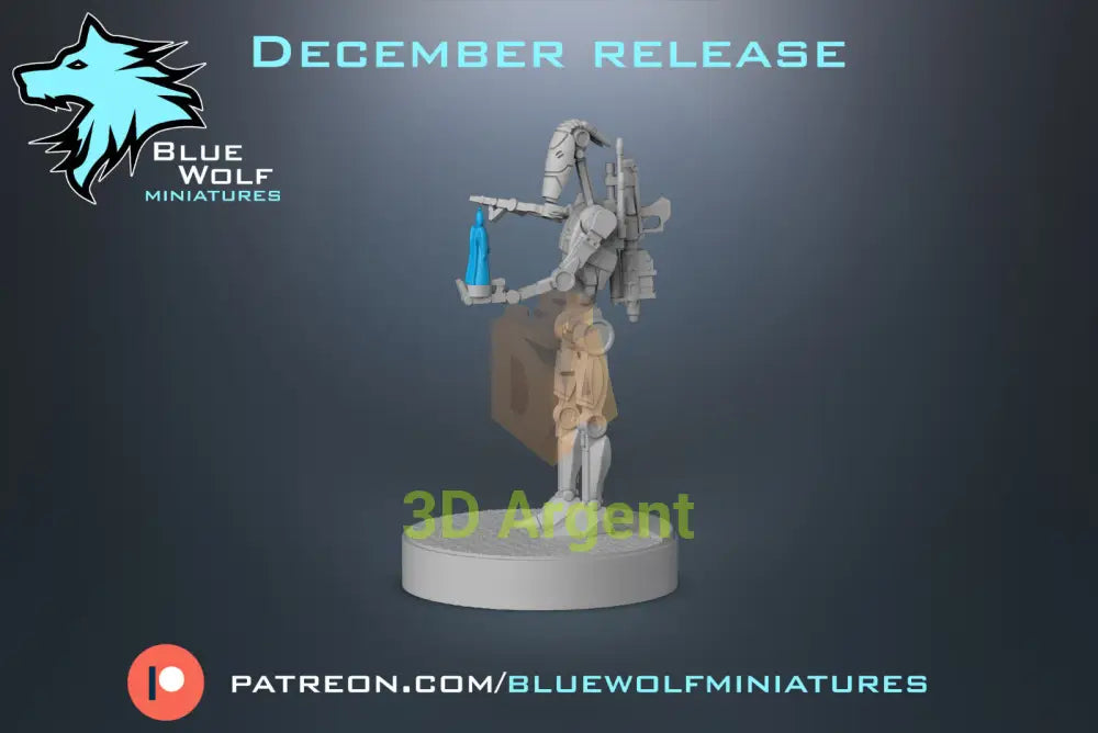 B1 Battle Droids 7 version Star Wars Legion 3D Printed Resin BlueWolf Miniatures Toys & Games:Wargames &