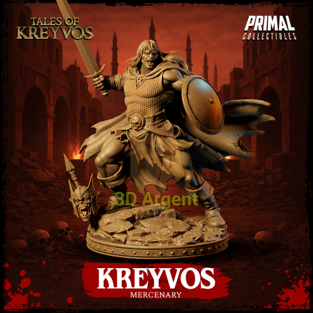 Barbarian Kreyvos - Toys & Games:Wargames & Role-Playing:Role-Playing:Dungeons & Dragons:Dungeons & Dragons