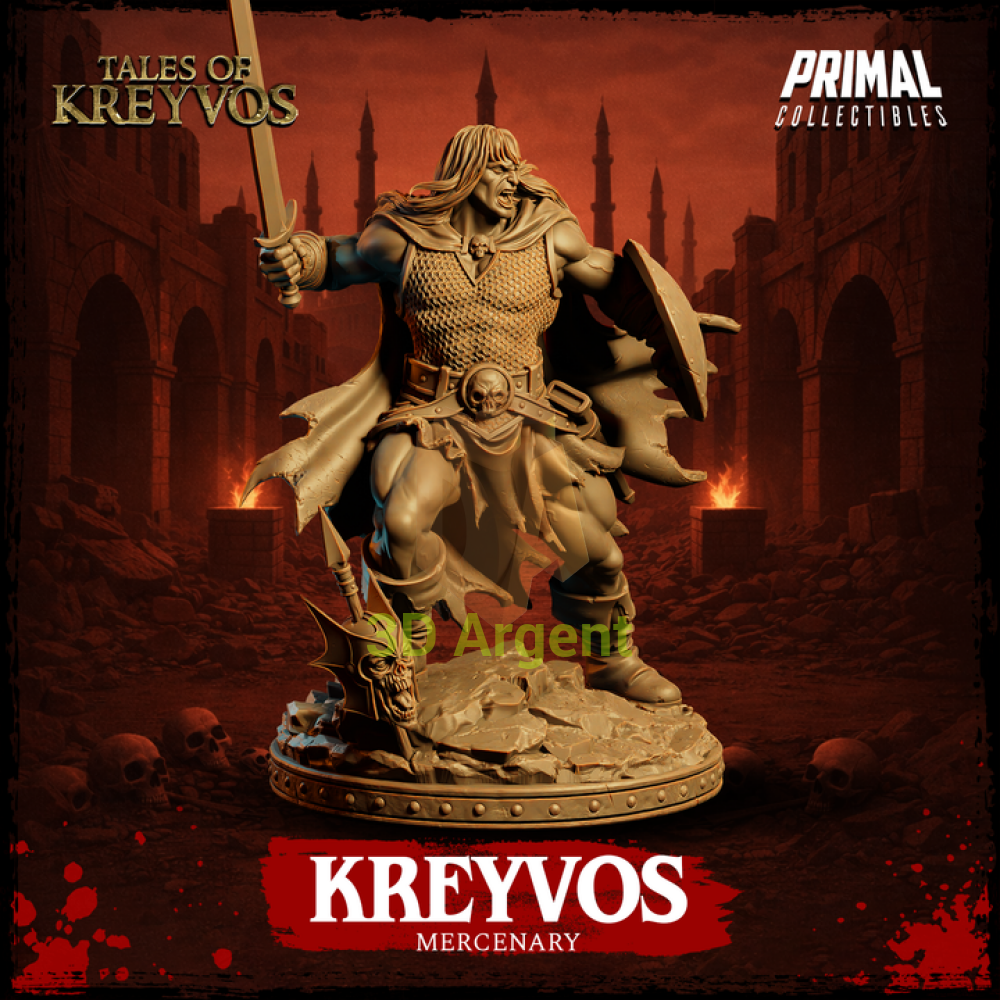 Barbarian Kreyvos - Toys & Games:Wargames & Role-Playing:Role-Playing:Dungeons & Dragons:Dungeons & Dragons