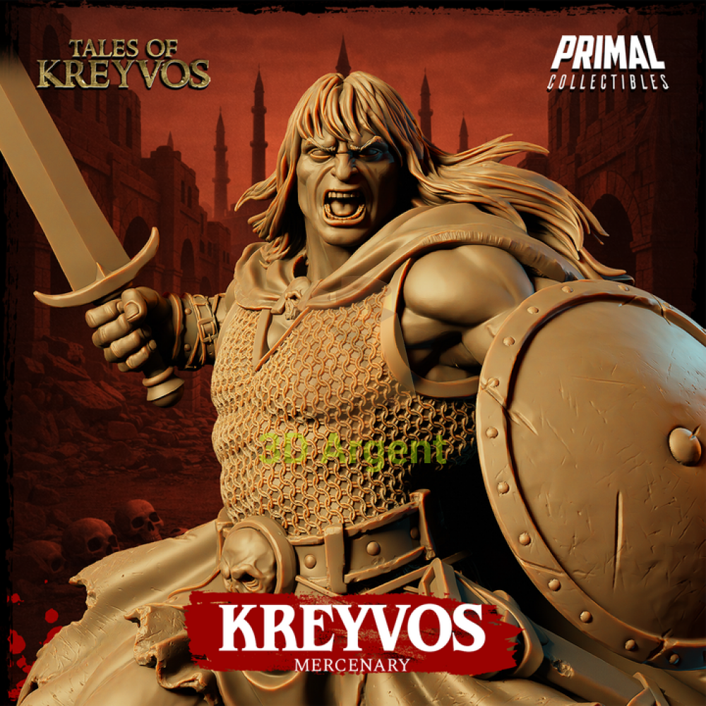 Barbarian Kreyvos - Toys & Games:Wargames & Role-Playing:Role-Playing:Dungeons & Dragons:Dungeons & Dragons