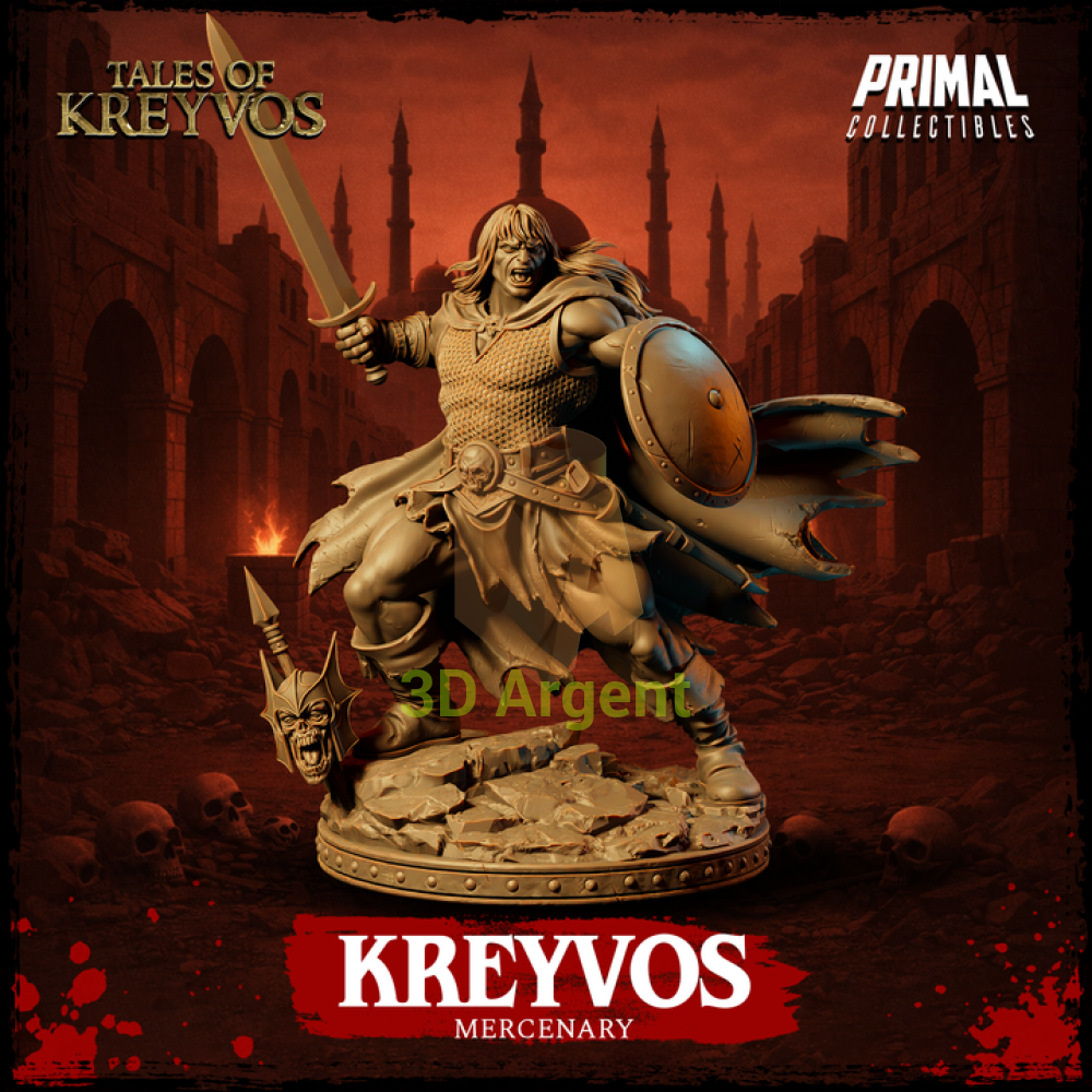 Barbarian Kreyvos - Toys & Games:Wargames & Role-Playing:Role-Playing:Dungeons & Dragons:Dungeons & Dragons