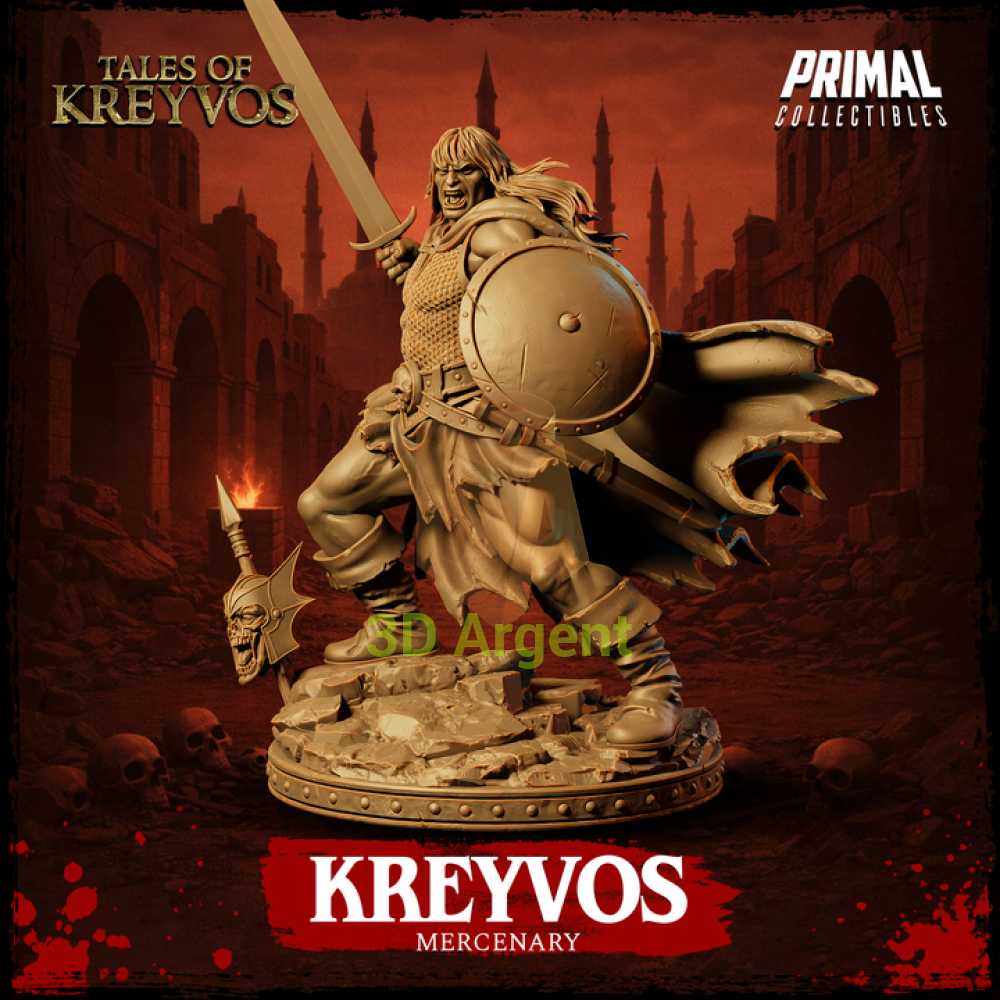 Barbarian Kreyvos - Toys & Games:Wargames & Role-Playing:Role-Playing:Dungeons & Dragons:Dungeons & Dragons