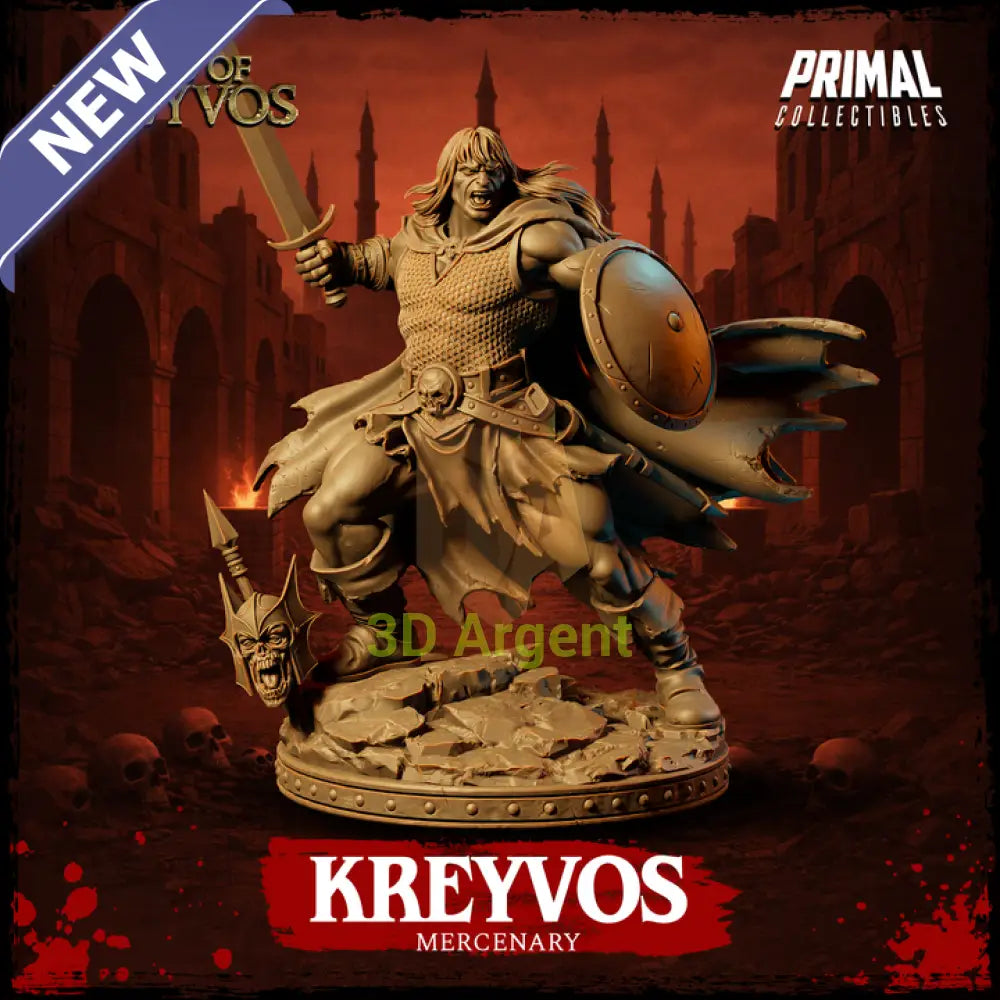 Barbarian Kreyvos - Toys & Games:Wargames & Role-Playing:Role-Playing:Dungeons & Dragons:Dungeons & Dragons