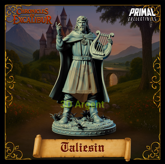 Bard - Taliesin - Fantasy compatible D&D DragonLance Miniatures Primal