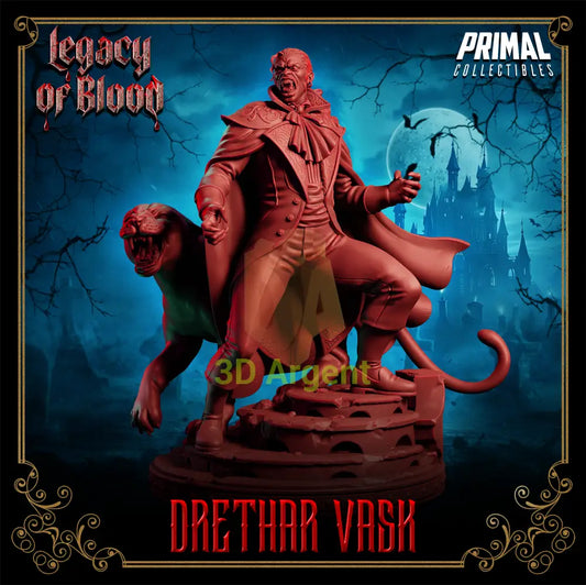 Baron - Drethar Vask Fantasy compatible D&D DragonLance Miniatures Primal (Copy) Toys & Games:Wargames &