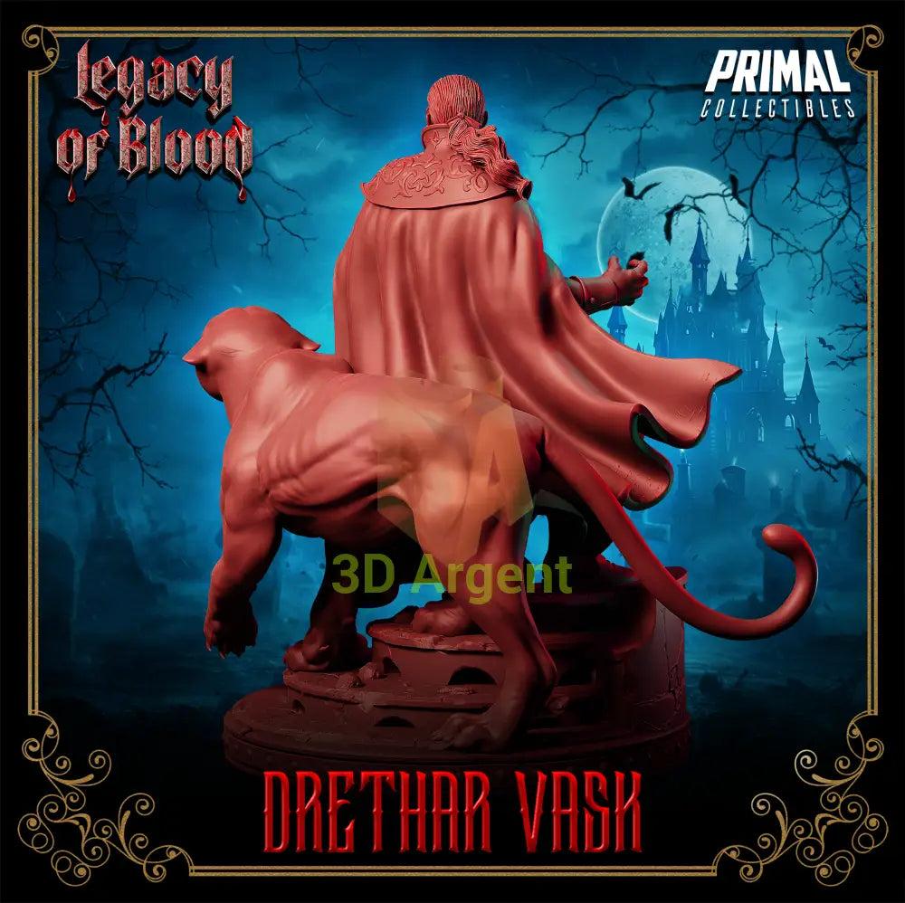 Baron - Drethar Vask Fantasy compatible D&D DragonLance Miniatures Primal (Copy) Toys & Games:Wargames &