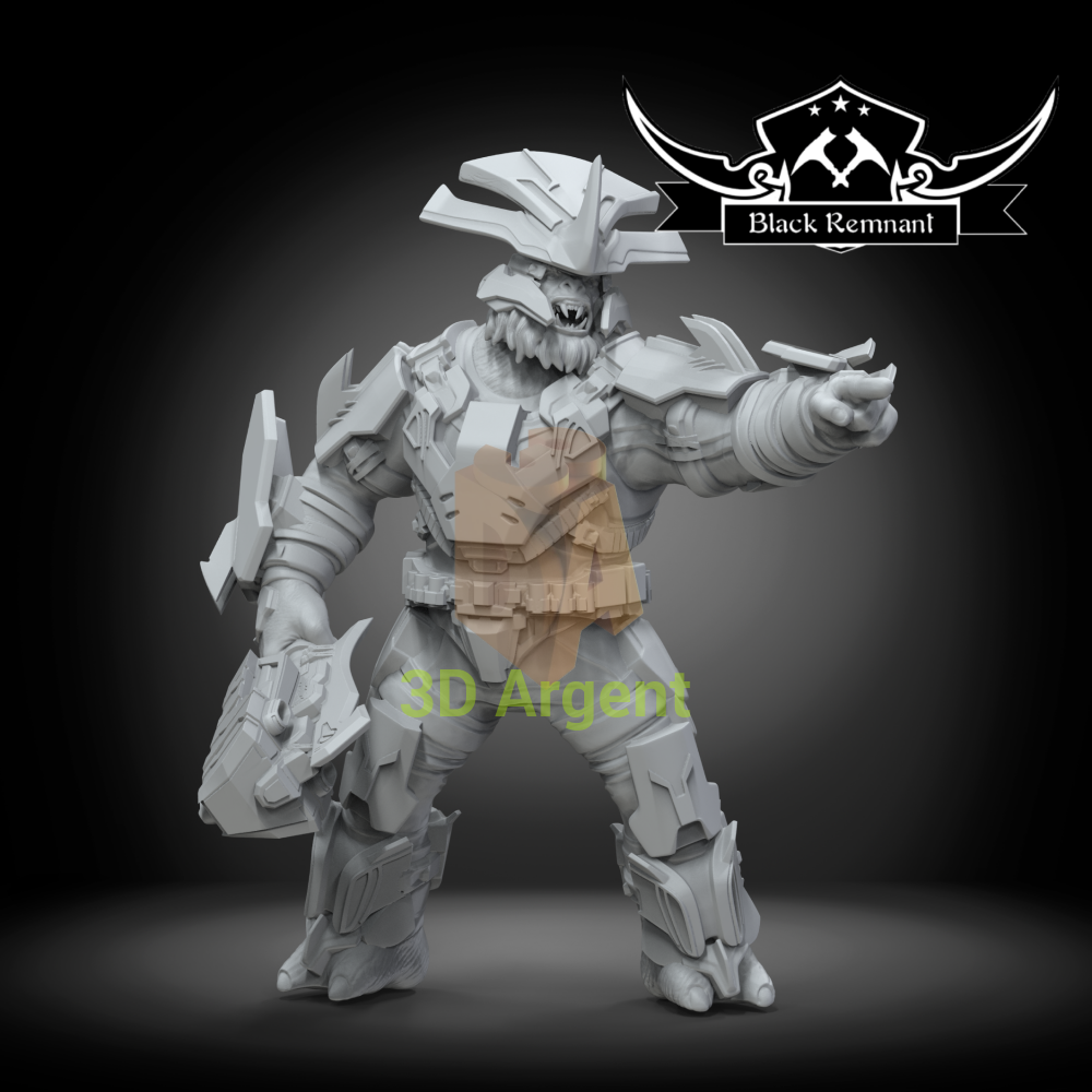 Bassus HALO - Stargrave D&D 3D Printed Resin Miniatures Toys & Games:Wargames & Role-Playing:Star Wars