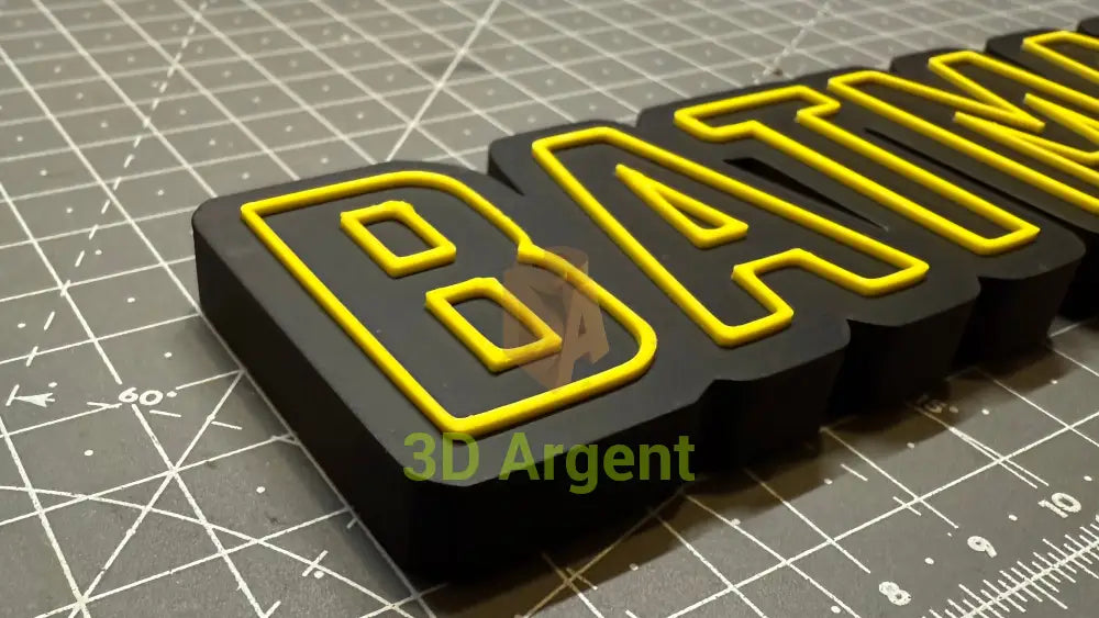 Batman 89 DC Movie Logo - 3D Printed Sign Stand Collectables:Science Fiction Collectables:Other Science Fiction Items