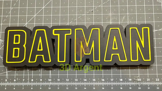 Batman 89 DC Movie Logo - 3D Printed Sign Stand Collectables:Science Fiction Collectables:Other Science Fiction Items