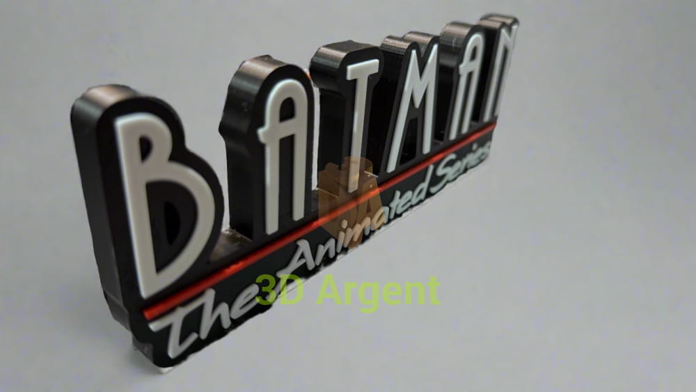 Batman The Animated Series Sign Stand- 3D Printed Collectables:Science Fiction Collectables:Other Science Fiction Items