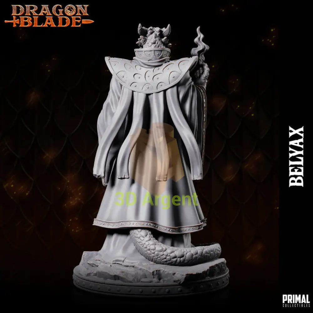Belyax Draconian Wizard – Dragonblade – Primal Collectibles Resin - Toys & Games:Wargames &