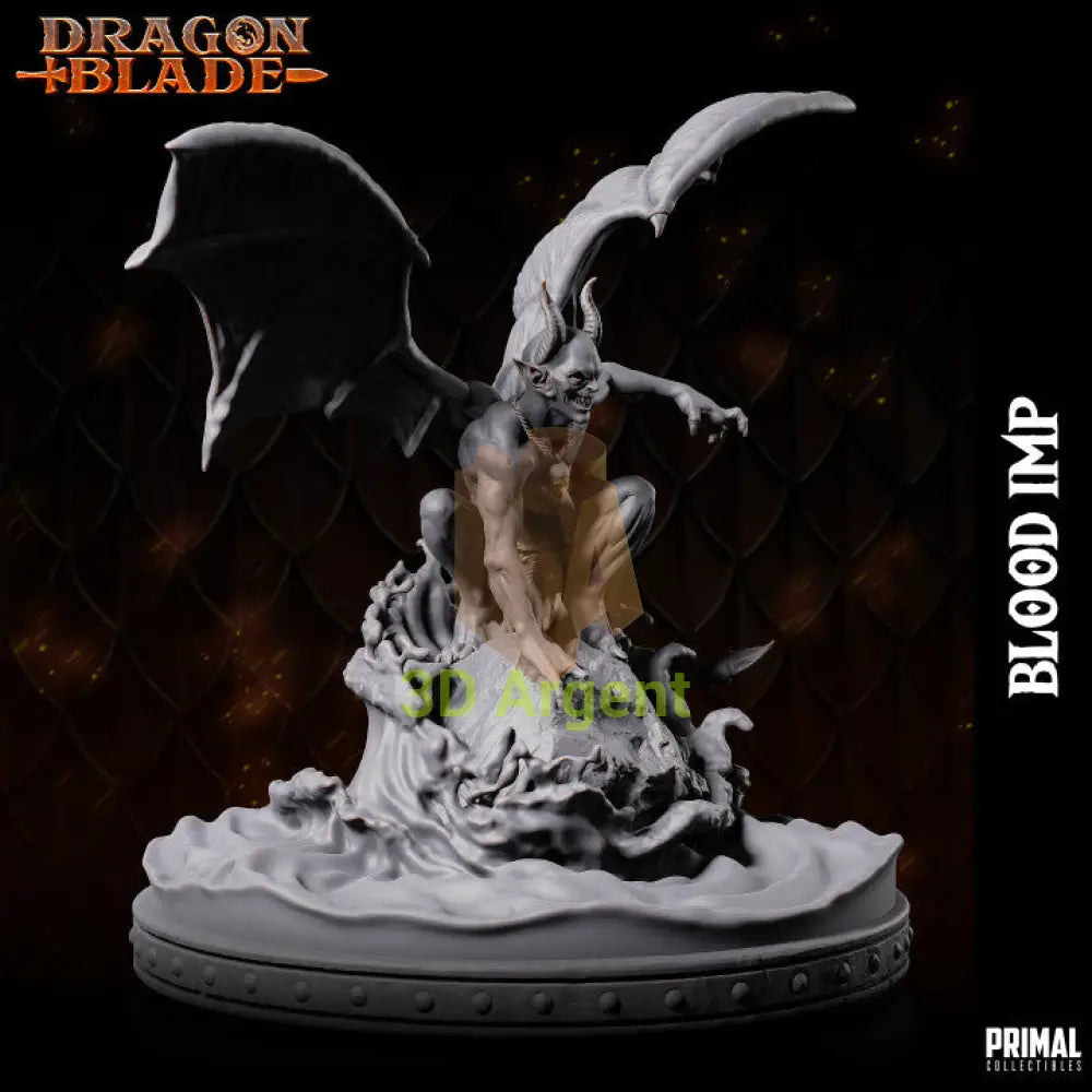 Blood Imp A – Dragonblade – Primal Collectibles Resin Miniature - Toys & Games:Wargames &